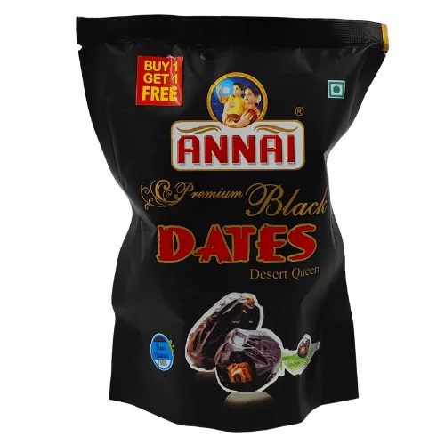 Annai Dates Annai Black Dates Desert Queen Packaging With &Quot;Buy 1 Get 1 Free&Quot; Label.